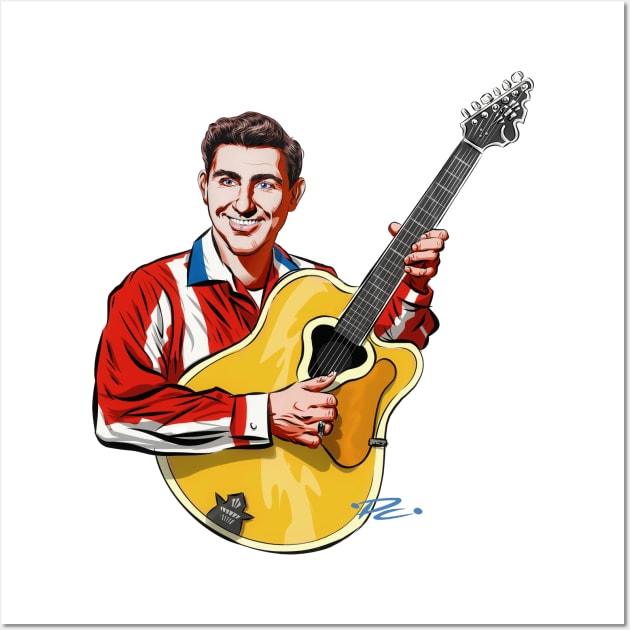 Webb Pierce - An illustration by Paul Cemmick Wall Art by PLAYDIGITAL2020